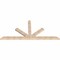 Ekena Millwork Saratoga Smooth Timber Gable Bracket, Douglas Fir, 108"W x 49"H x 3 1/2"D x 5 1/2"F, 11/12 Pitch GBW108X49X0406SAR00SDF - alternate 3
